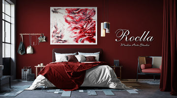 Pouring Art UK - Adrastela - Brand New Acrylic Pour Painting - Roclla Media Art