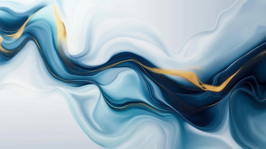 Art Print: Horizon Flow Abstract Art