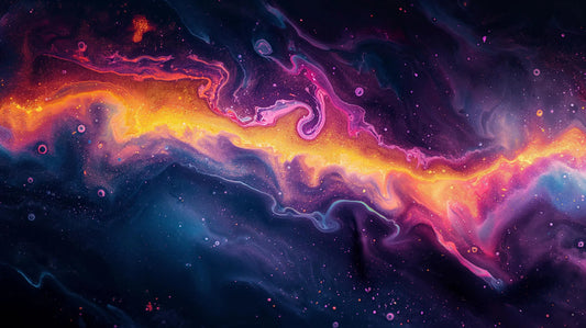 Flow Art Print: Cosmic Wave Collection