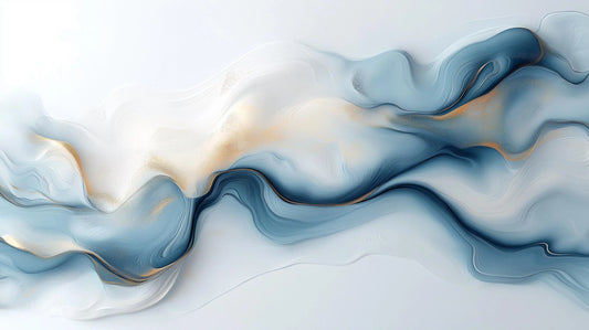 Flow Art Print: Layered Waves Collection