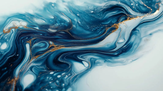 Flow Art Print: Ocean Currents Fusion