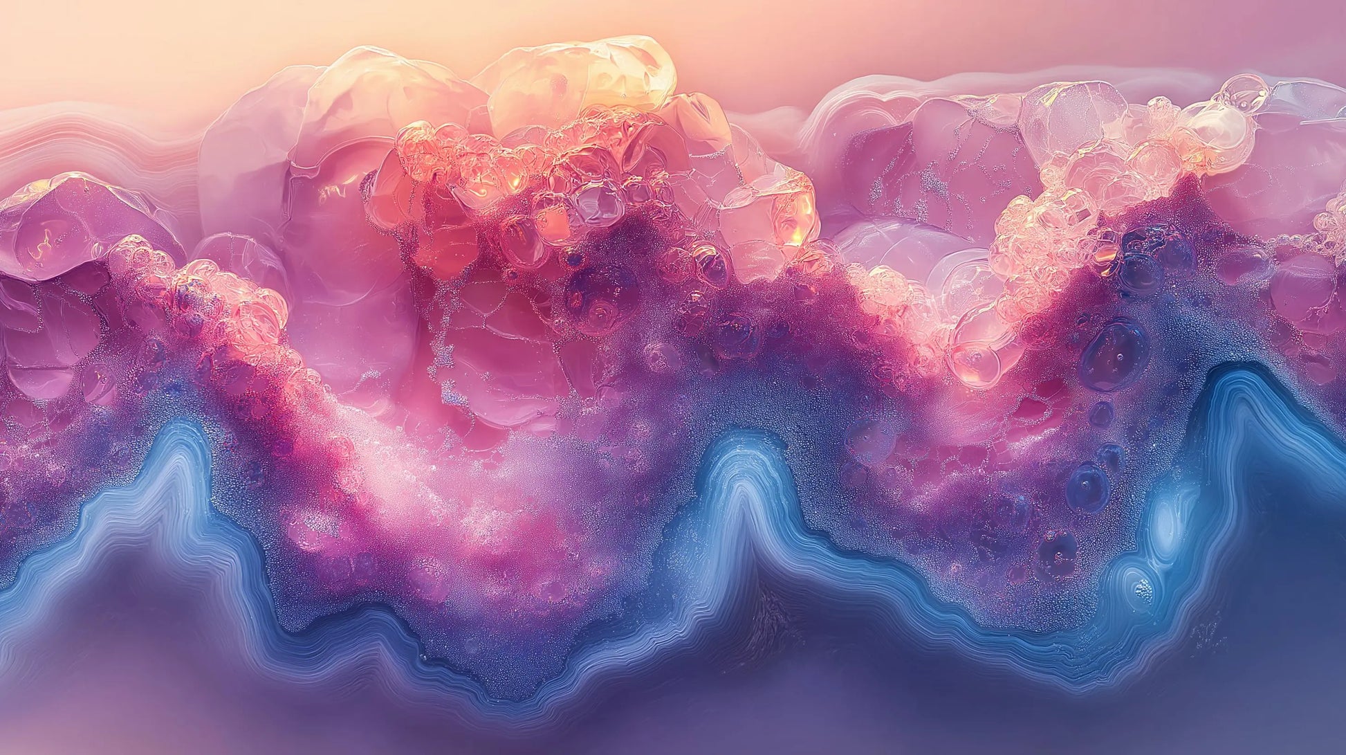 Flow Art Print: Radiant Currents Collection