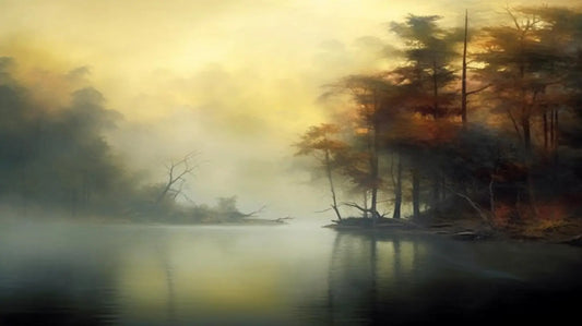 Landscape Art Print: Golden Hours Nature Collection