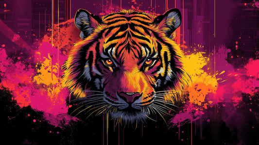 Radiant Tiger Spirit | Urban Splash Art Collection