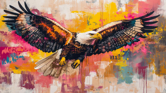 Twilight Eagle Spirit | Urban Sunset Art Collection