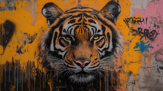 Twilight Tiger Reverie | Urban Wilderness Art Collection