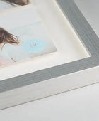 Whispering Pines: Elegance Encased - White Framed Print - Roclla Media Art
