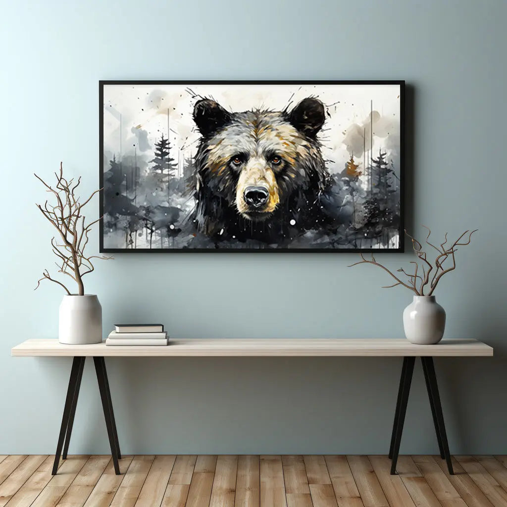 Wildlife Bear Metal Print Wall Art - Roclla Media Art